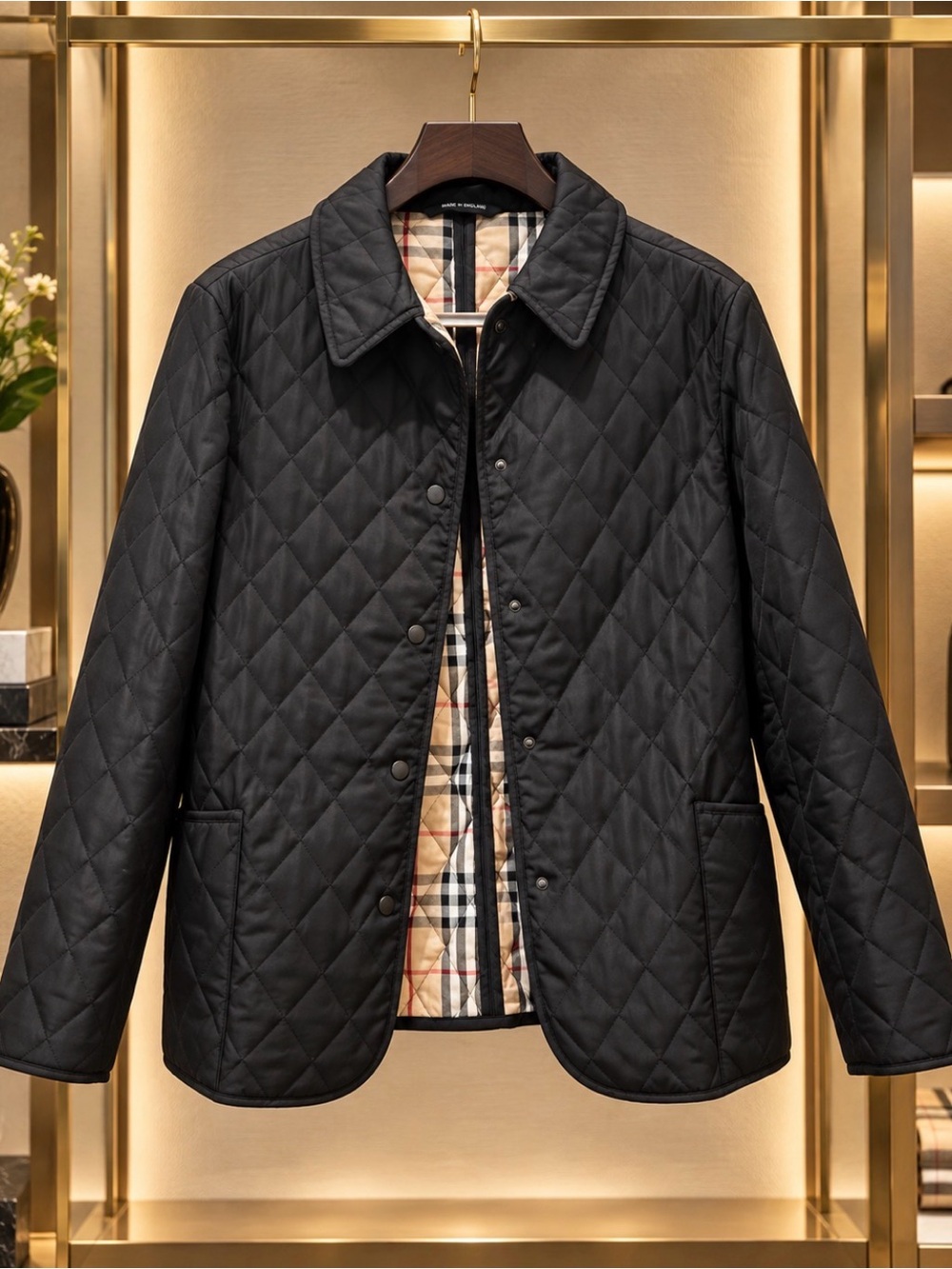Women’s Burberry Diamond Quilted Jacket